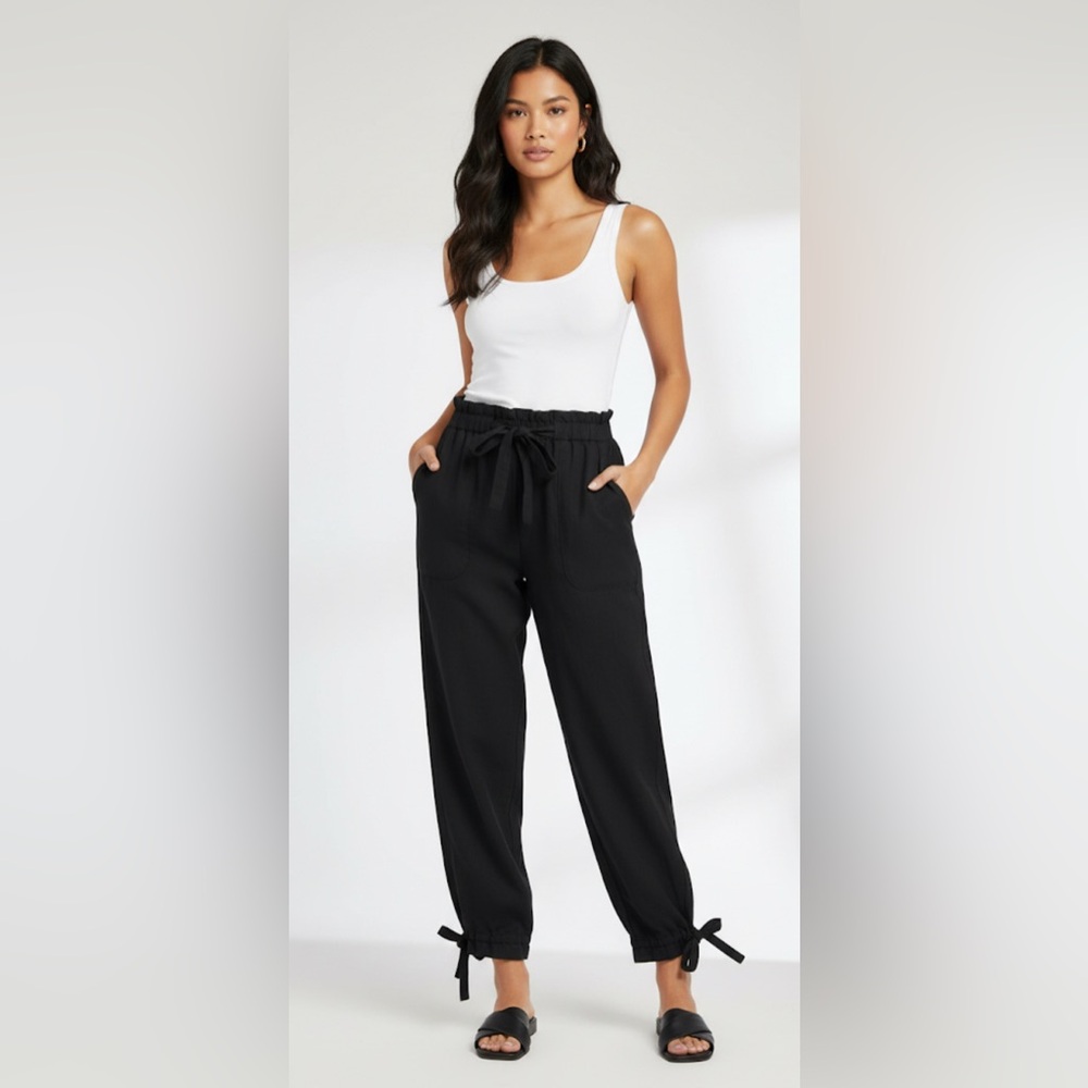 NWOT Allie Rose Paper Bag Tie Trousers